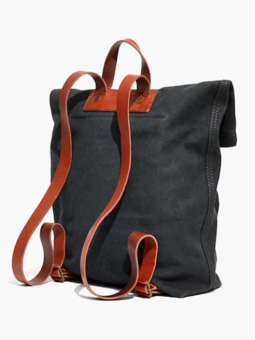 Madewell The Canvas Foldover Backpack - Picture 4 of 12